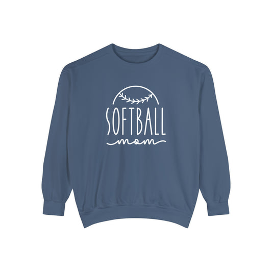Softball Mom // Comfort Colors Sweatshirt