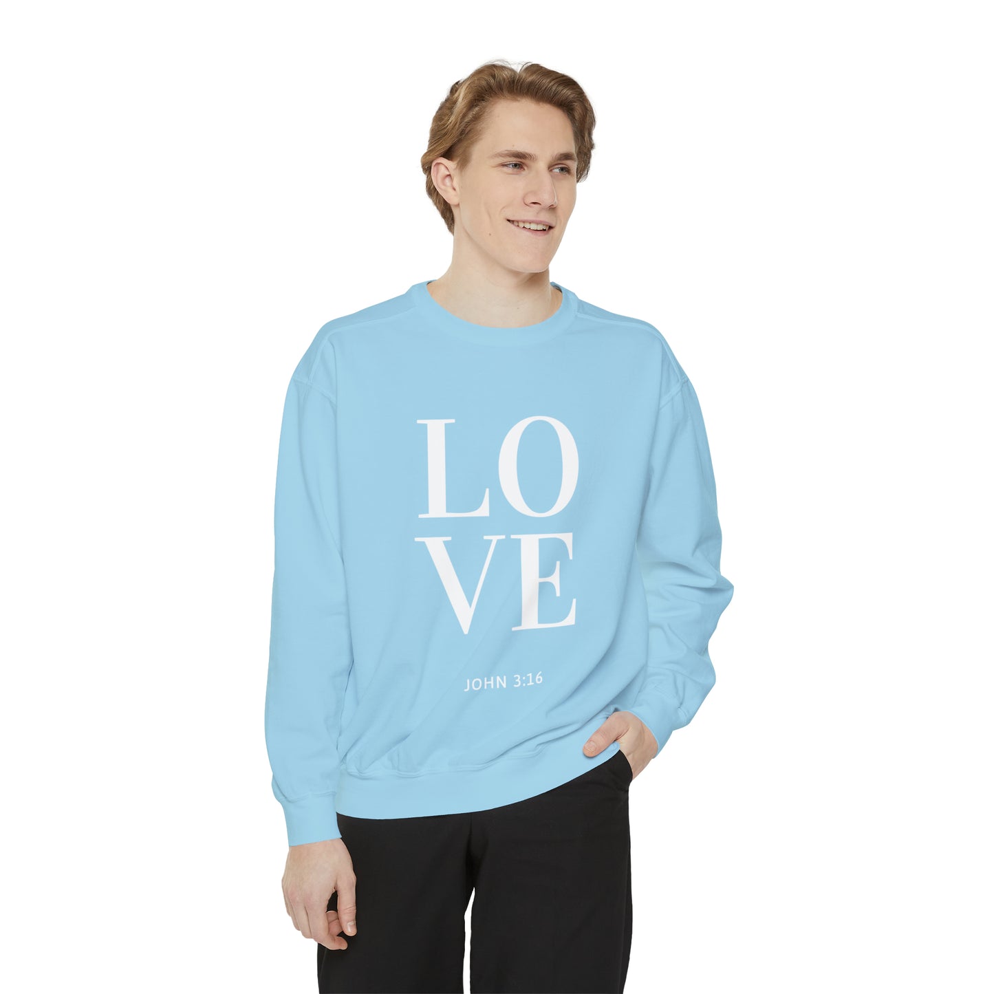 LOVE John 3:16 // Comfort Colors Sweatshirt