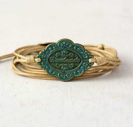 Vintage Bracelet Handmade European Charm Boho Long